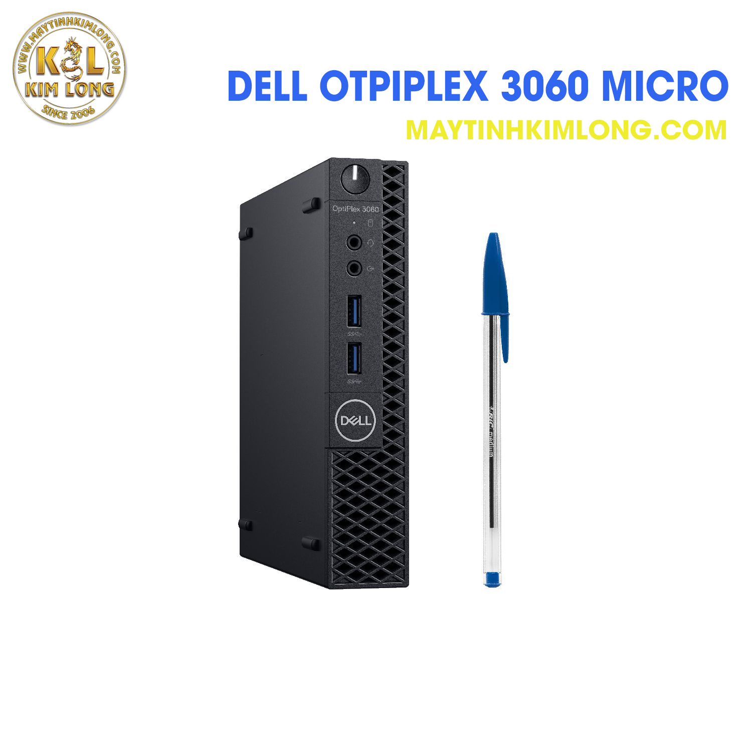 Máy bộ Dell OptiPlex 3060 Micro  i3 8100T/DDR4 4GB/HDD 500 GB